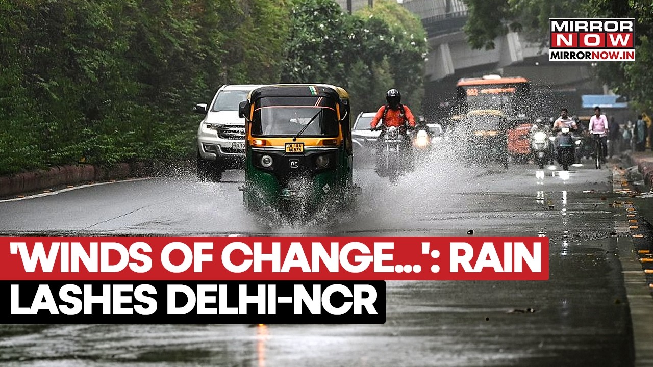 Delhi Rain: Heavy Downpour Batters NCR, Brings Respite From Heatwave; IMD Issues Red Alert