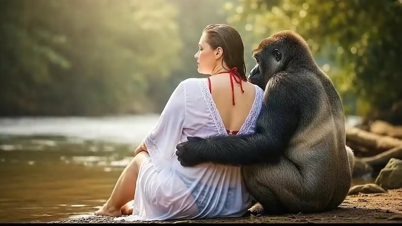 King Kong & The Fair Chubby Girl&rsquo;s Bamboo Home | Jungle Life Romance.