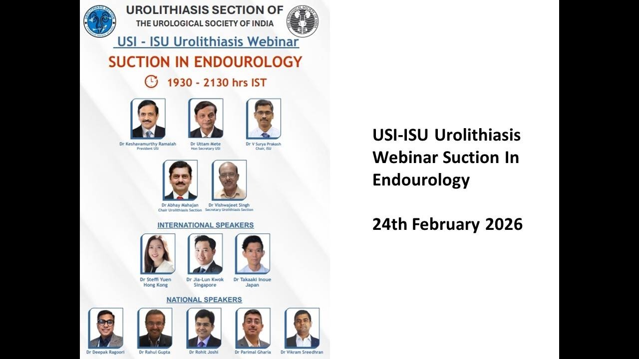 USI ISU - Urolithiasis Section Webinar - 24th February 2026