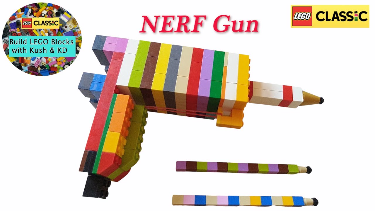 LEGO NERF Gun (Working) with LEGO Classic 10715 || MOC || Building Instructions (LEGO Gun :-2)