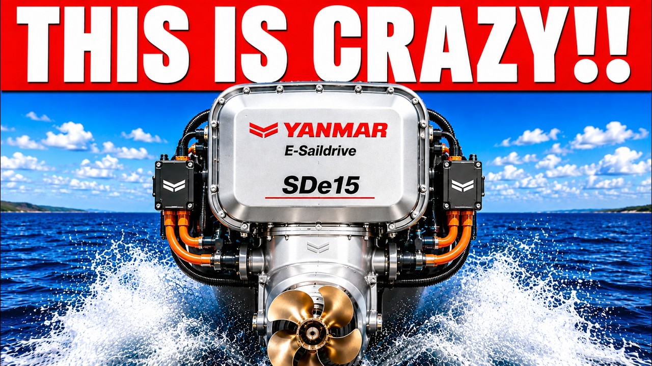 Новый электрический флагман Yanmar навсегда изменил индустрию парусного спорта!
