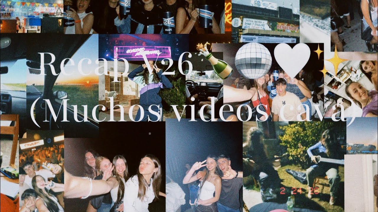“Pequeño” recap Verano2026 (mucho contenido de Cava) 🍾🪩🤍