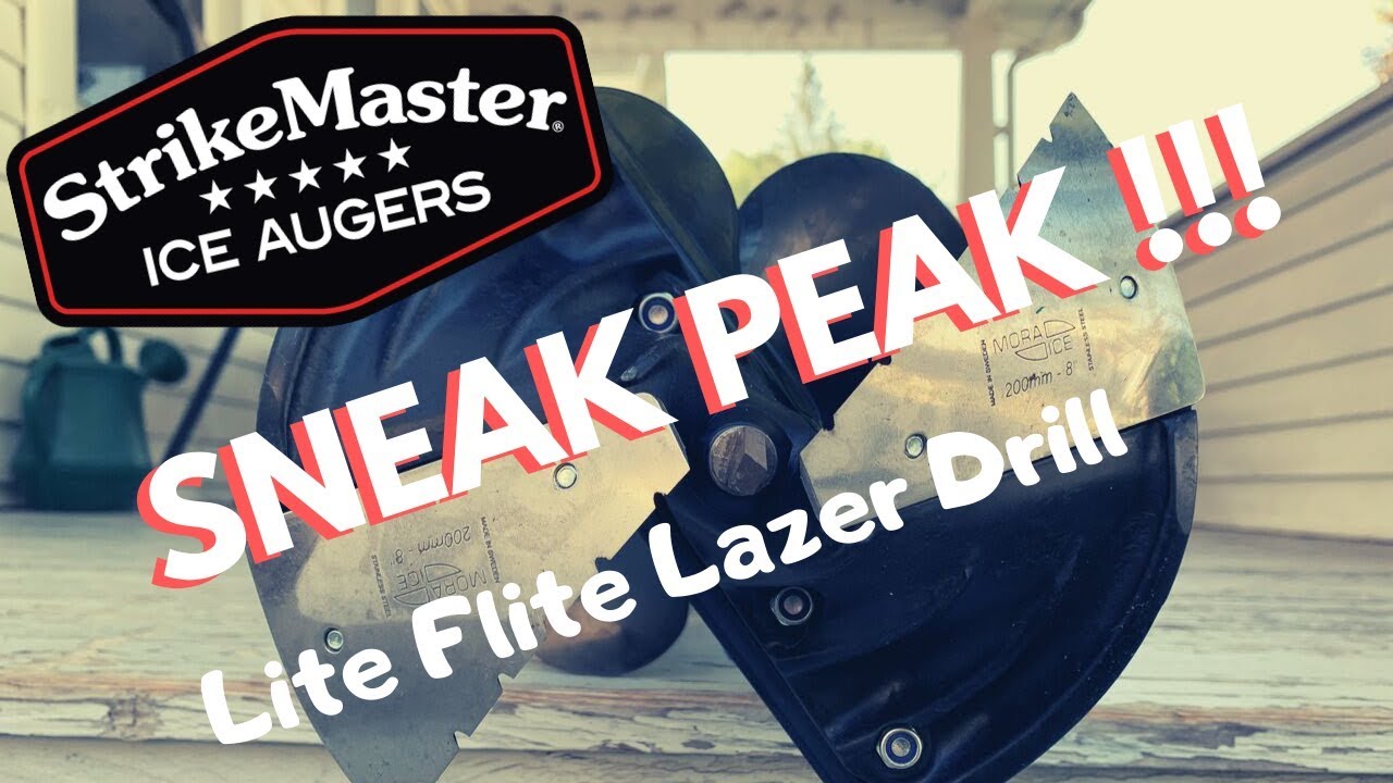 StrikerMaster Lite Flite auger Lazer Drill Review & Sneak Peak