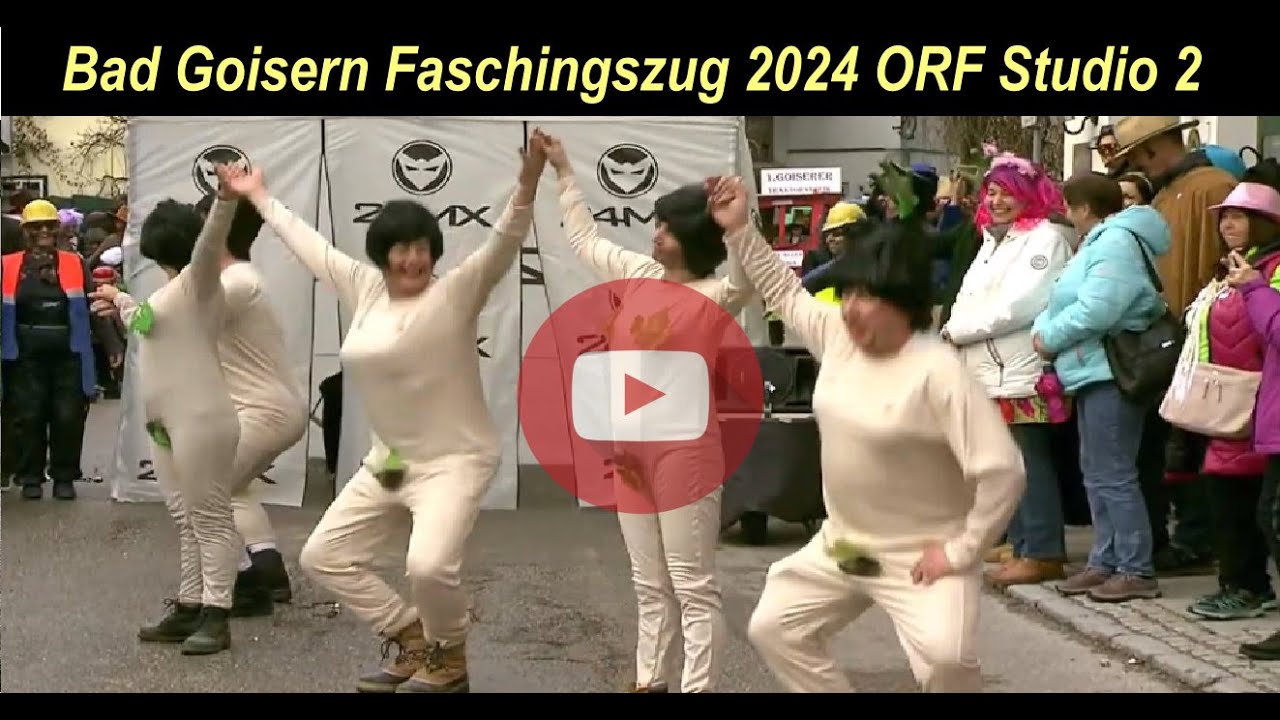 Bad Goisern Faschingszug 2024 ORF Studio 2