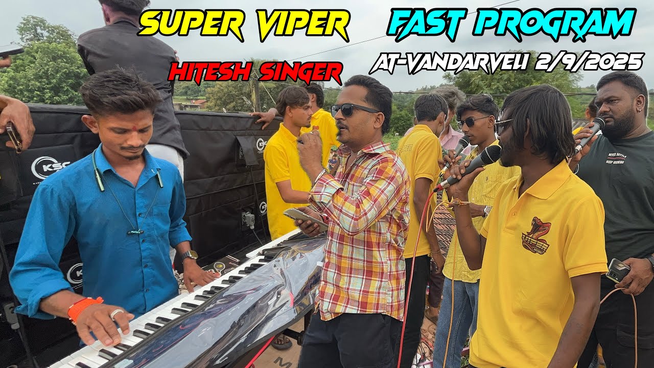 Super viper music band ka fast program at vandarveli 2/9/2025 
