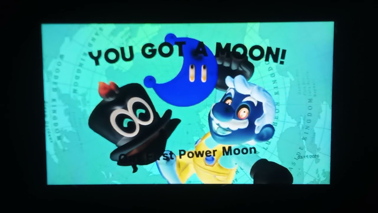 Super Mario Odyssey Gameplay Inverted Colors