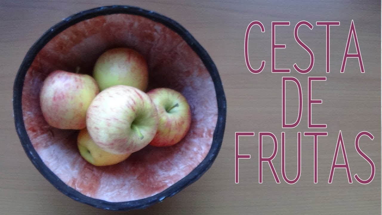 Cómo hacer un frutero con periódico│Candy Bu