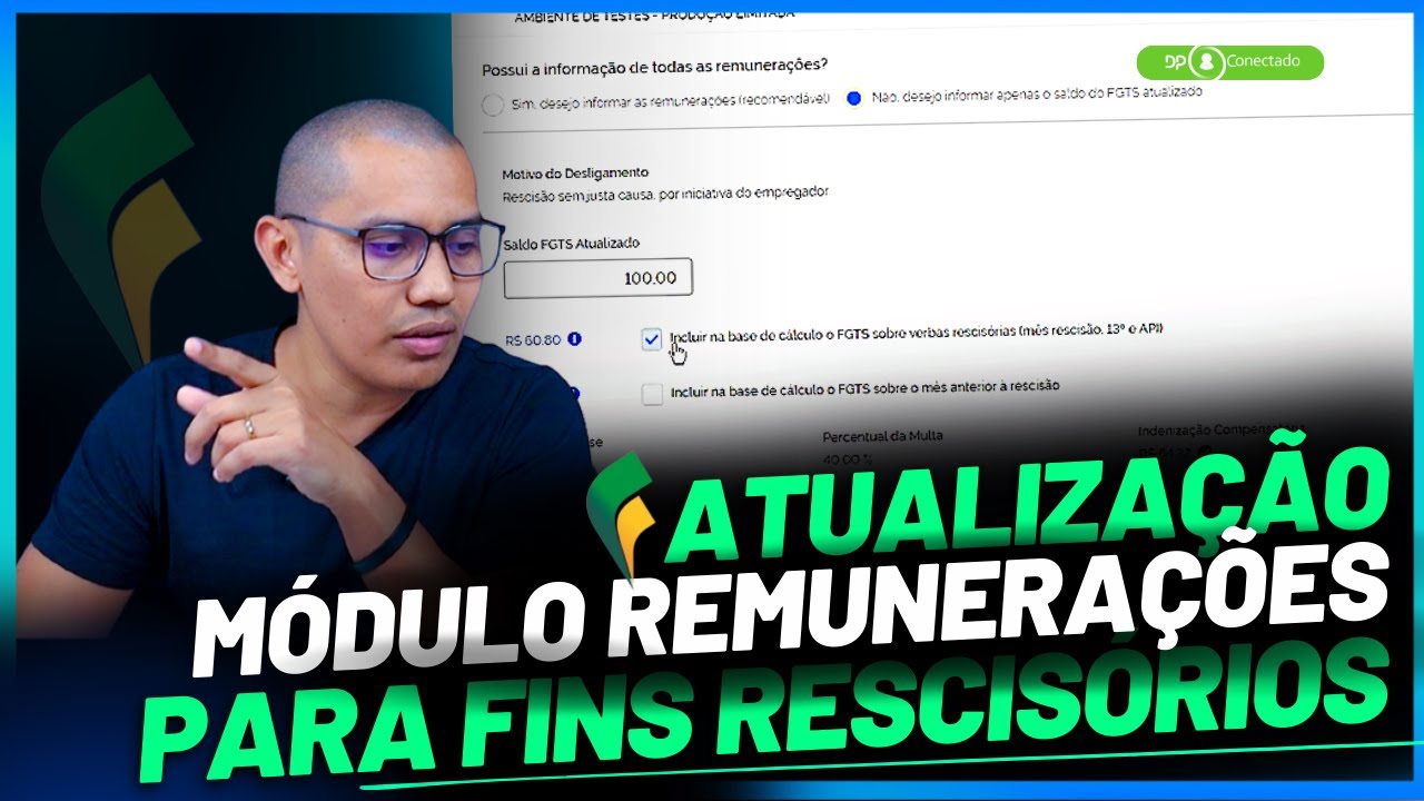 FGTS DIGITAL: Atualiza&ccedil;&atilde;o no c&aacute;lculo da multa rescis&oacute;ria do FGTS