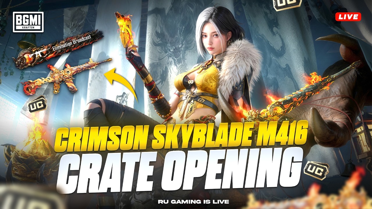 WILDSOUL WARDEN SET AND M416 OPENING ? | BGMI LIVE | RU IS LIVE