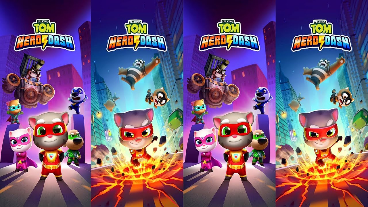 TALKING TOM HERO DASH NEW UPDATE GAMEPLAY