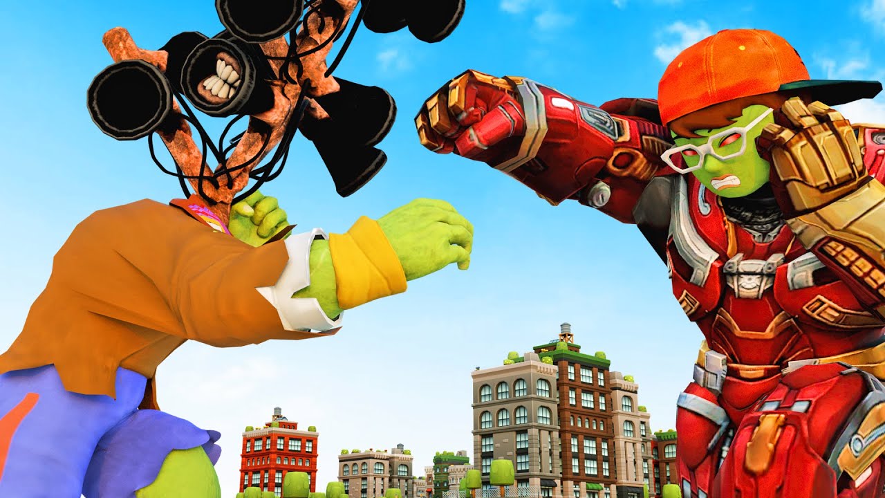 Nick Hulkbuster walczy o gigantyczną syrenę, aby chronić miasto
