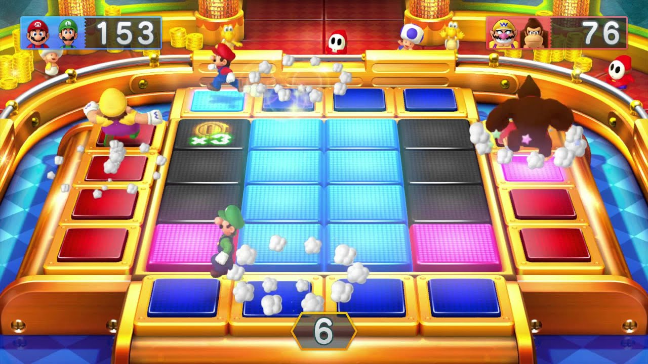 Mario Party 10: All 2v2 Minigames (4 Player)