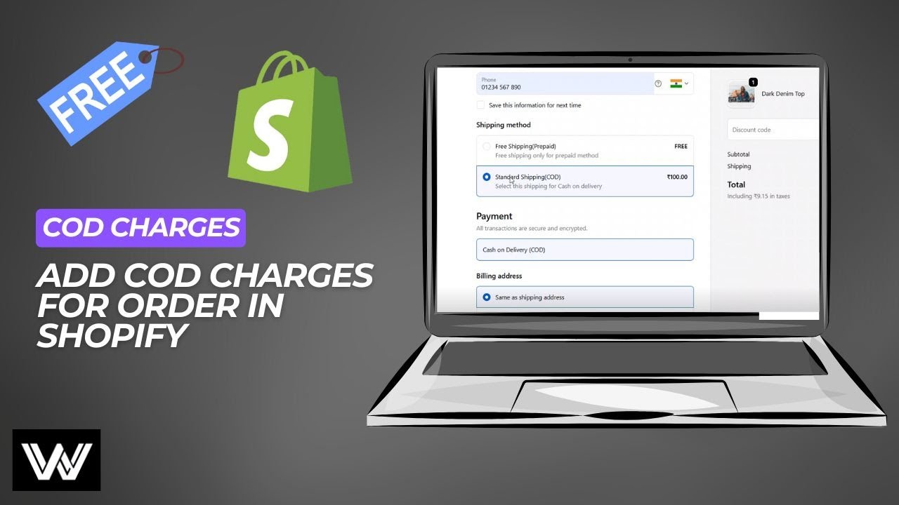 Add COD Charges in Shopify | Cash on Delivery Fee