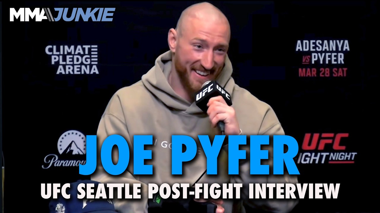 Joe Pyfer mocks 'turds' who doubted him after TKO of Israel Adesanya | UFC Seattle