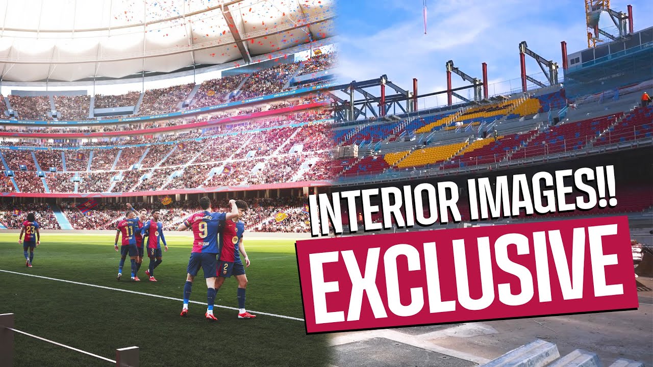 THE NEW SPOTIFY CAMP NOU FROM THE INSIDE!! | FC Barcelona 🔵🔴