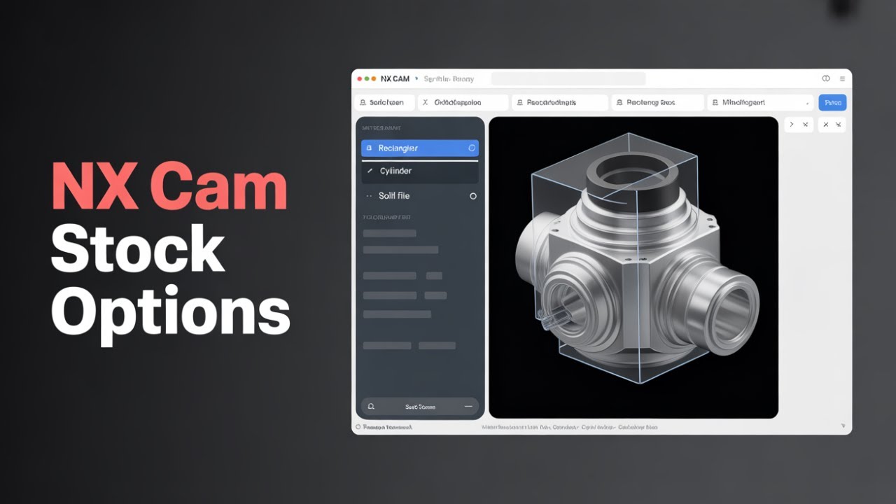 NX CAM || STOCK SETUP| HOW TO SET STOCK IN NX CAM IN HINDI|| BLANK PREPARATION IN NX||SIEMENS NX CAM