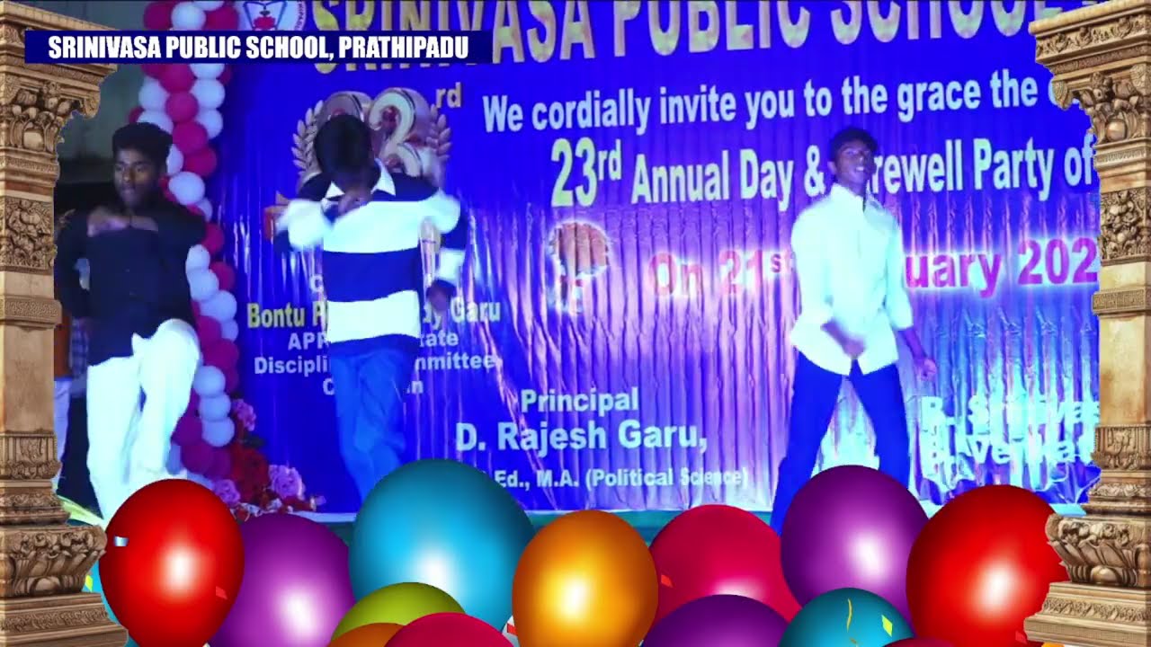 సీటిమార్ సీటిమార్ రీమిక్స్ || 9th Boys || Annual & Farewell Day, SRINIVASA PUBLIC SCHOOL, PRATHIPADU