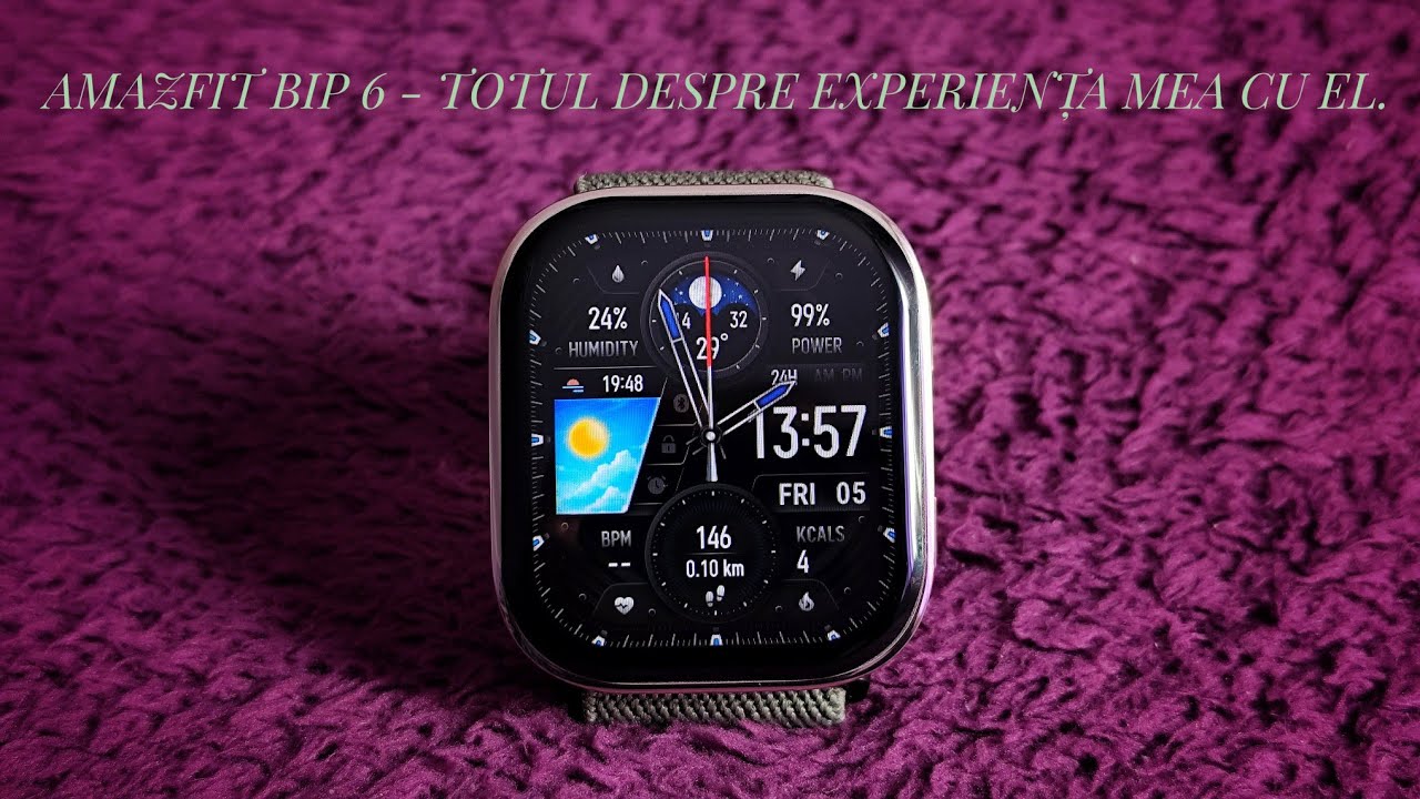 Amazfit Bip 6 Smartwatch/Fitnesstracker. Totul despre experienta mea cu el.