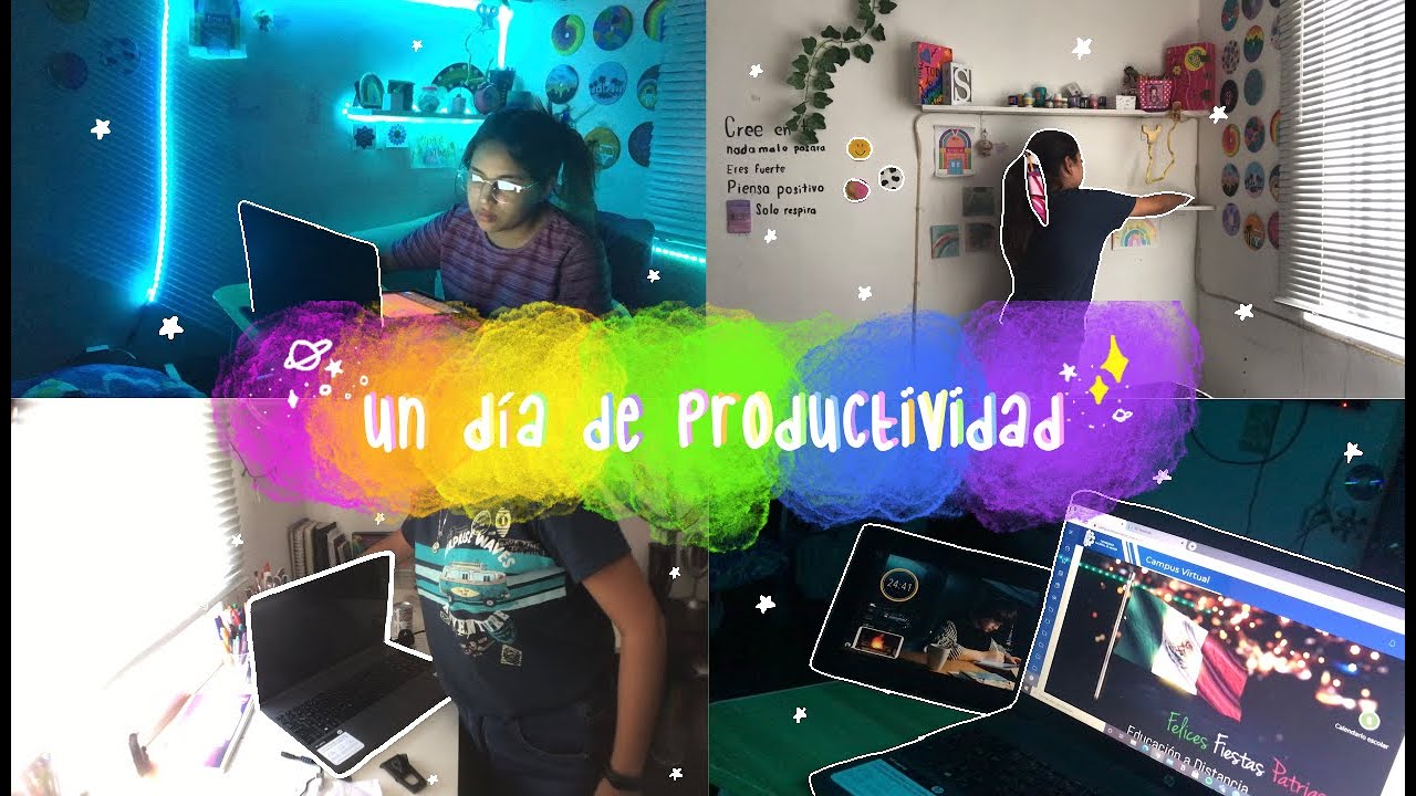Un d&iacute;a productivo conmigo 🌿
