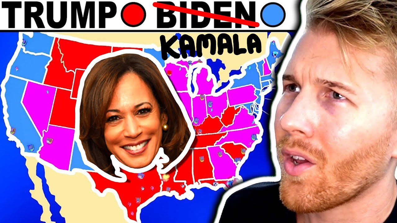 I Simulated Who Will be US President in 2024... Donald Trump vs Kamala Harris