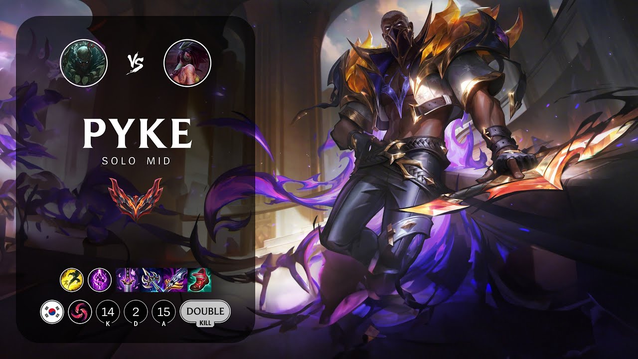 Pyke Mid vs Akali - KR Grandmaster Patch 13.17
