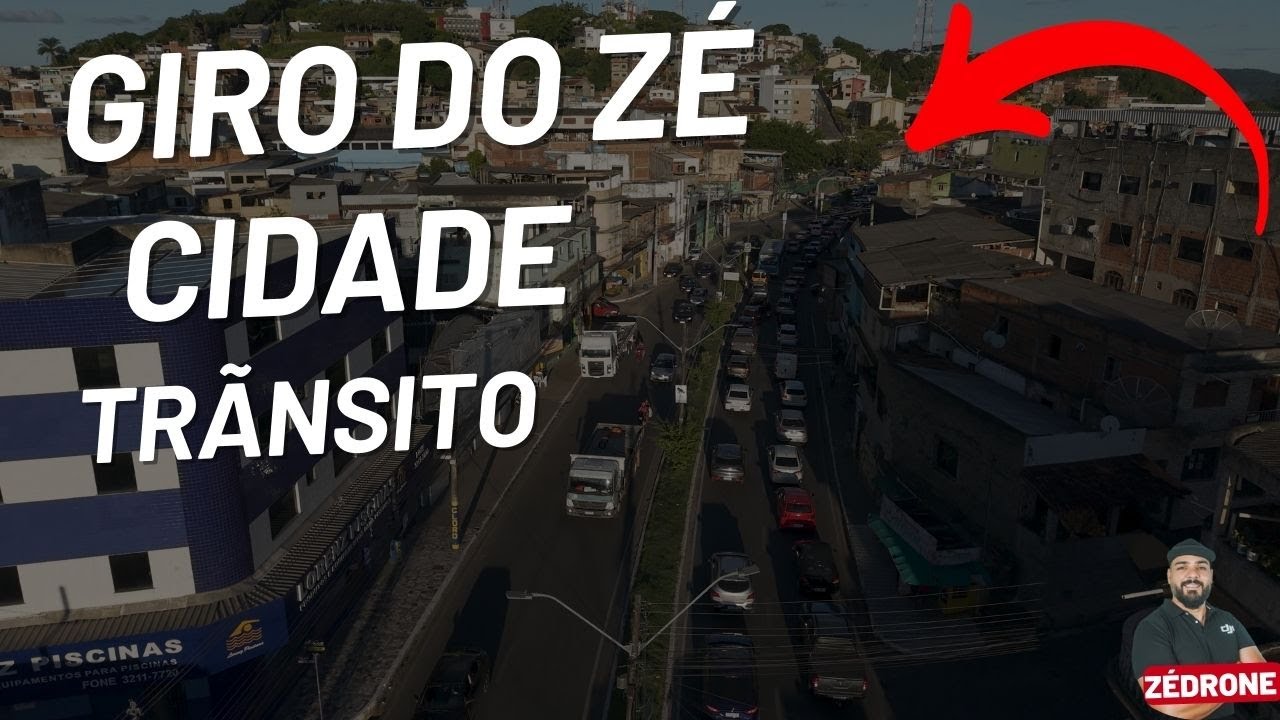 ZÉ DRONE REGISTRA TRÂNSITO NA CIDADE ITABUNA