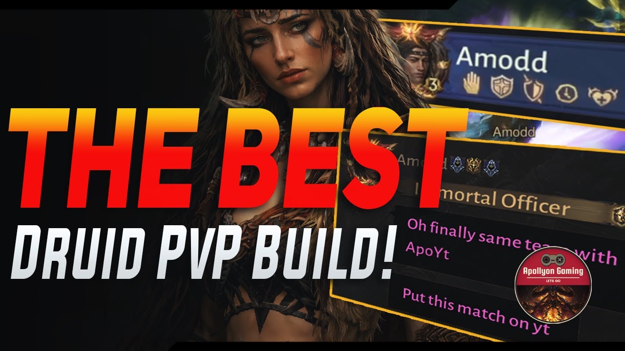 Amodd - СУПЕР-ТАНКОВЫЙ ДРУИД — НЕУБИВАЕМЫЙ PvP-МЕТА-БИЛД! Diablo Immortal