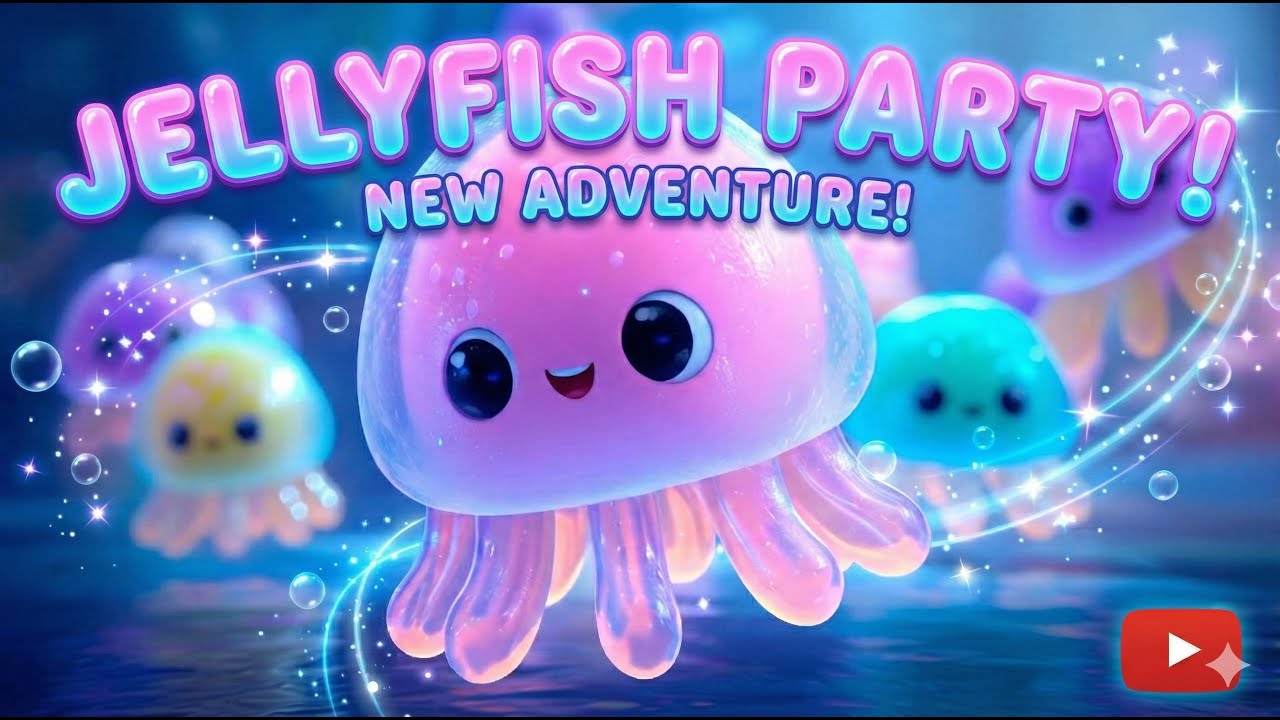 Jumping Jellyfish Song | Fun Underwater Dance for Kids & Toddlers | Wiggle, Float & Clap