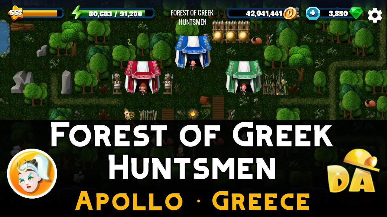 Forest of Greek Huntsmen | Apollo #8 | Diggy's Adventure