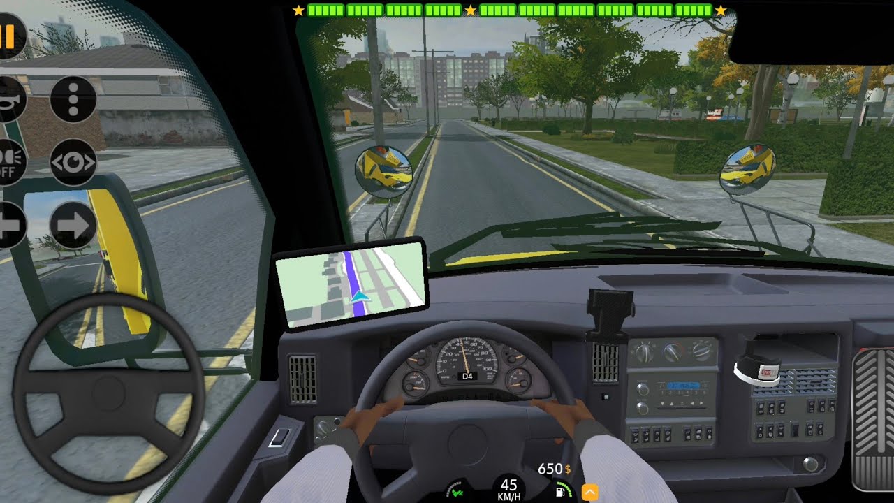 Mini School Bus | Madrid And Boston City Bus Drive | Bus Simulator Evo Gameplay