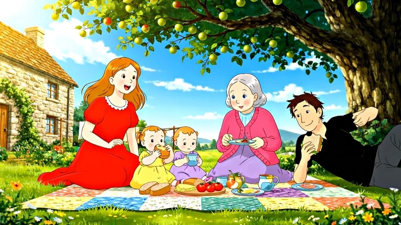 From Sunrise to Sunset: A Day in Our Countryside Home | Studio Ghibli Style Animation