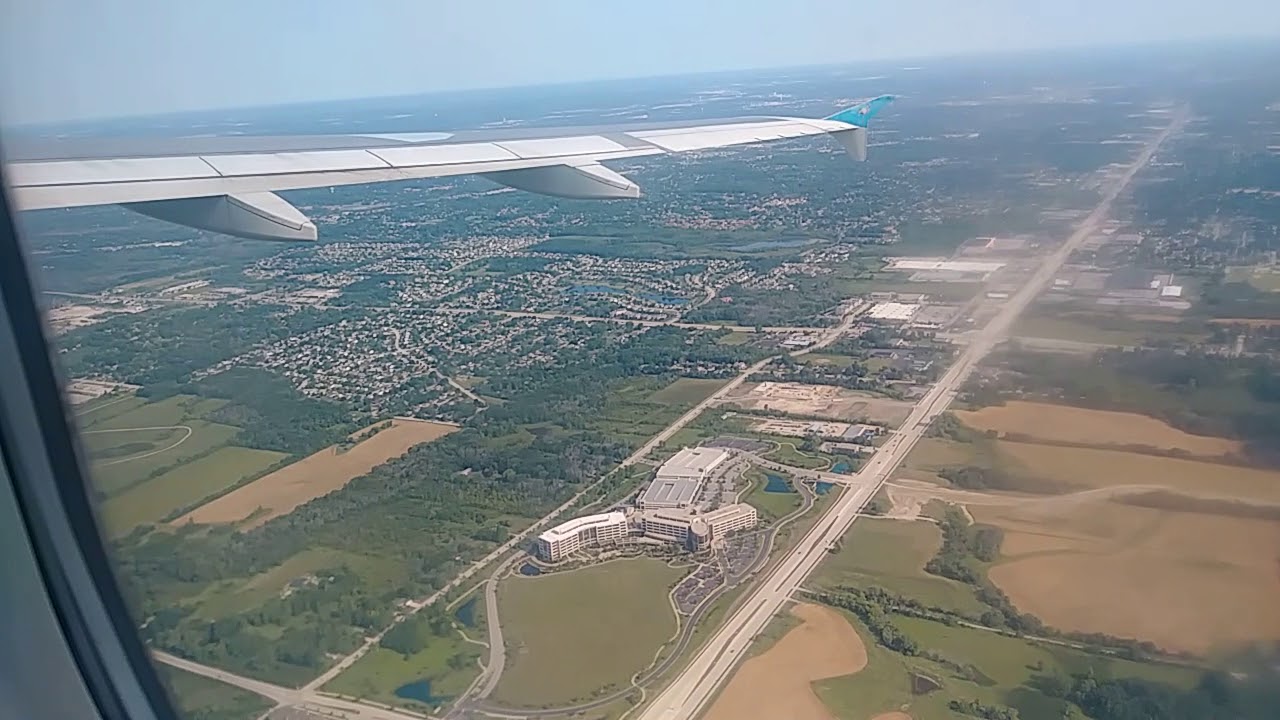 Takeoff from Milwaukee International Airport