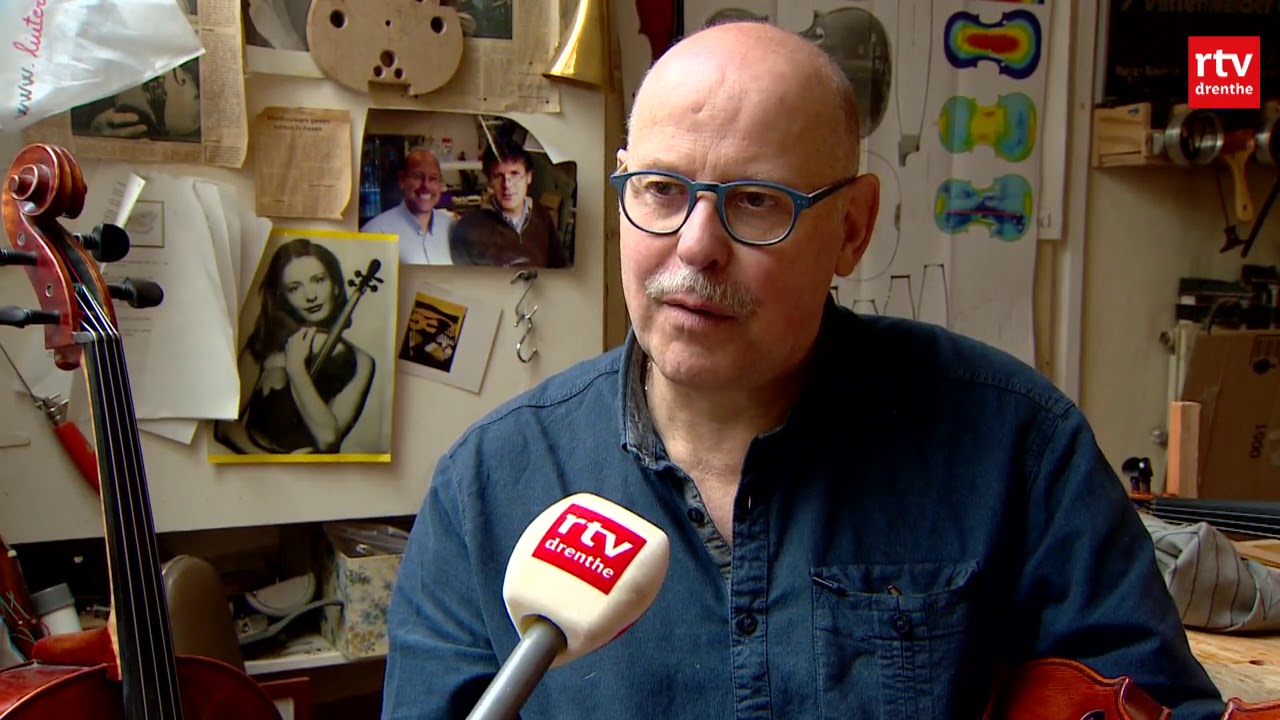 Vioolbouwer uit Assen bouwt Drentse 'Stradivarius'