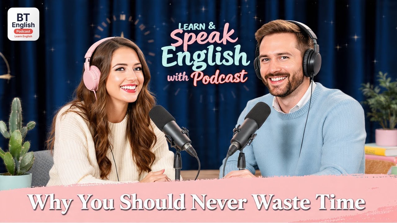 Why You Should Never Waste Time | Learn English Easily | English Speaking Podcast