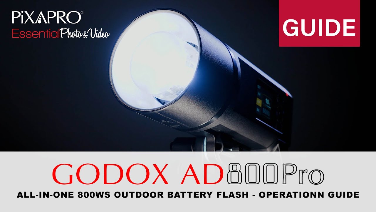 Godox AD800PRO  800Ws Battery Flash  - Operation Guide
