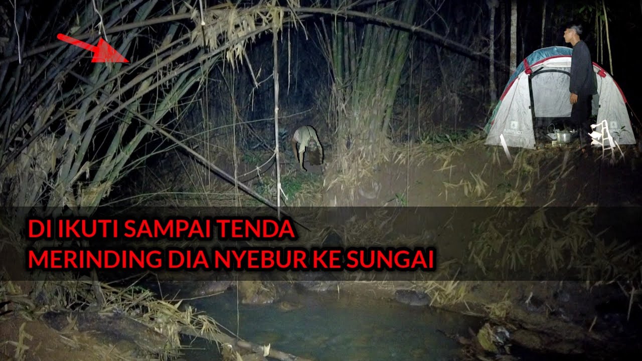 SOLO CAMPING - TERJUN TERJEBAK DI SUNGAI MINTA TOLONG GA BISA NAIK !!!