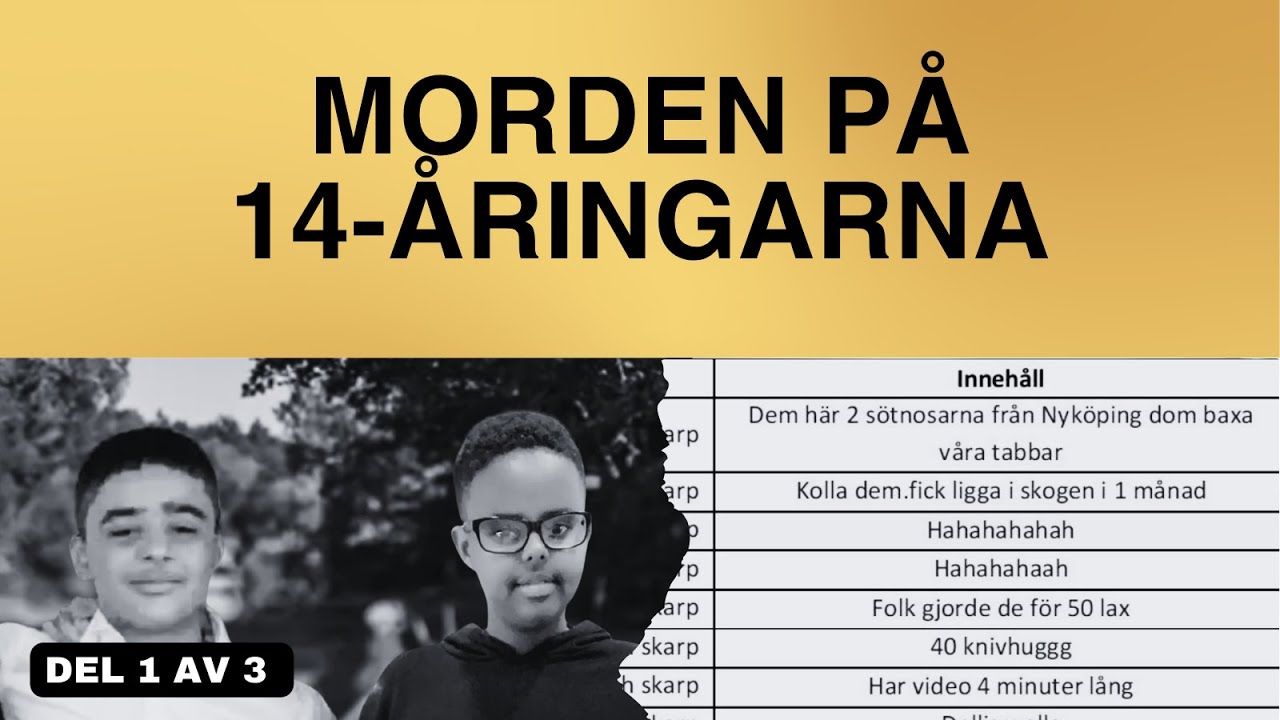 Morden p&aring; 14-&aring;ringarna Mohamed och Layth | del 1 av 3