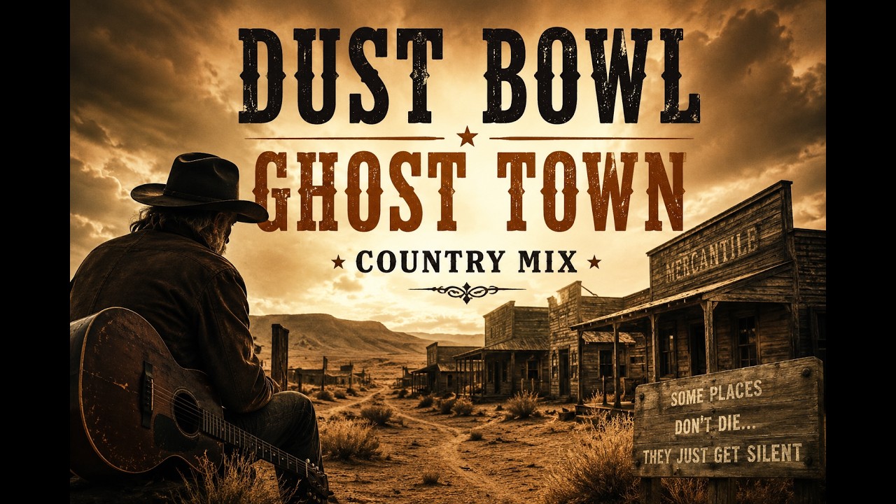 Dust Bowl Ghost Town Country Mix 🏜️ Deep Cinematic Americana & Western Storytelling