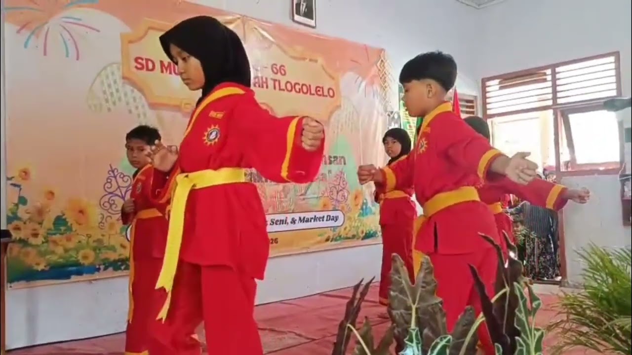 Penampilan Tapak Suci di Acara Milad ke 66 SD Muhammadiyah Tlogolelo