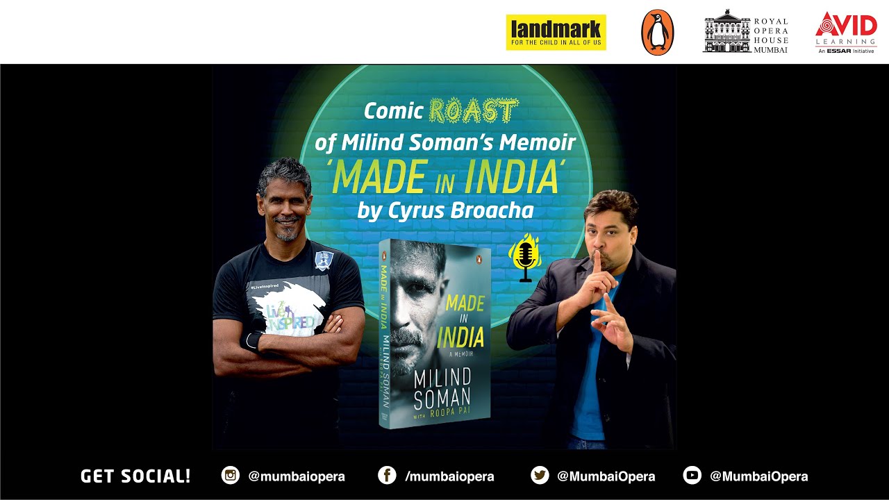 Comic Roast of Milind Soman’s Memoir 'Made in India' by Cyrus Broacha..