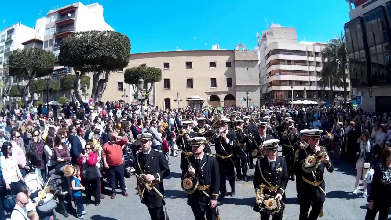 BANDA CCTT FLAGELACIÓN Y GLORIA ELCHE - DOMINGO DE RAMOS 2016 - EL EMBRUJO DE TRIANA