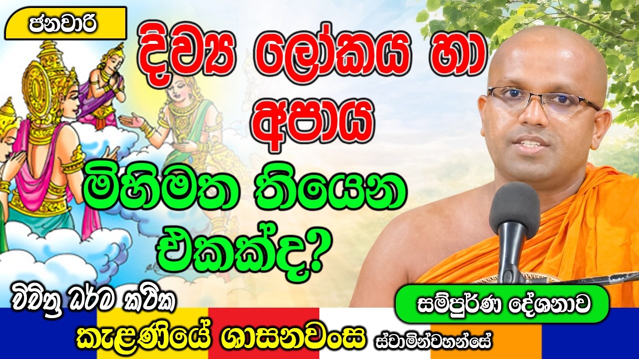 දිව්‍ය ලෝකය හා අපාය මිහිමත තියෙන එකක්ද? | Kelaniye Sasanawansa Thero | Mindful Wisdom #Bana