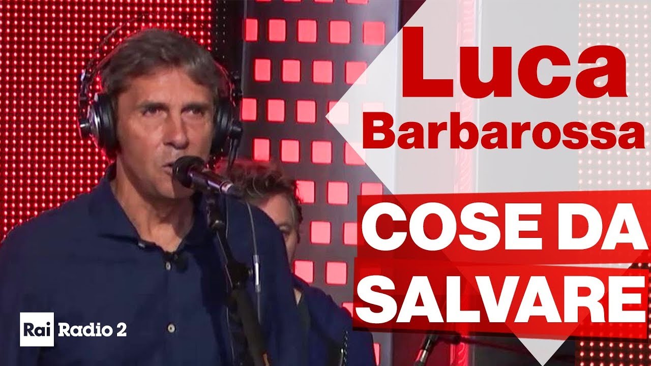 LUCA BARBAROSSA dal vivo a Radio2 Social Club - 