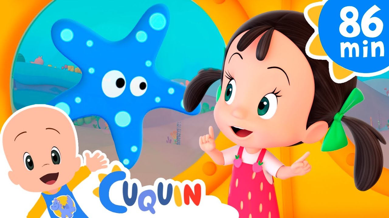 El submarino de Cuquín girando va 🐚 y más canciones infantiles para bebés con Cleo y Cuquín