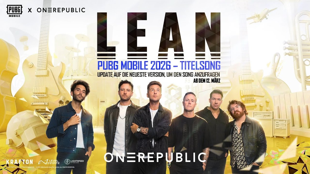 PUBG MOBILE x OneRepublic - &bdquo;LEAN&ldquo; zum 8. Jubil&auml;um 🎶