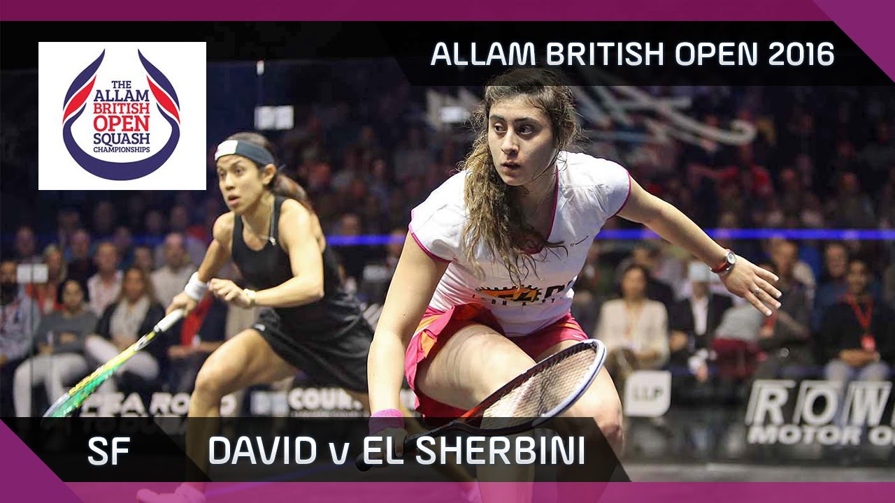 Squash: David v El Sherbini - Allam British Open 2016 - Women's SF Highlights