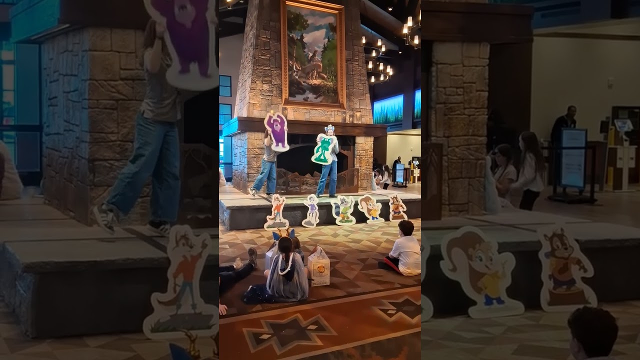 Great Wolf Lodge Storytime with Wiley and Violet Wolf, Sammy Squirrel, Oliver and Rachel Raccoon