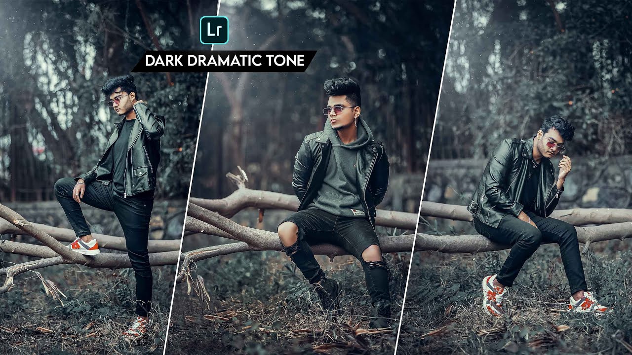 Lightroom Mobile Dark DRAMATIC Tone Photo editing tutorial with Preset - Taukeer Editz