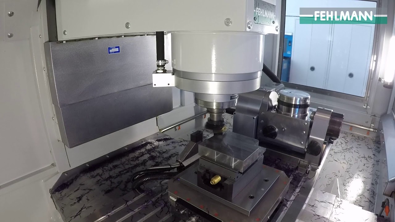 High Dynamic Cutting auf FEHLMANN PICOMAX 95 mit Automation Erowa Robot Compact 80