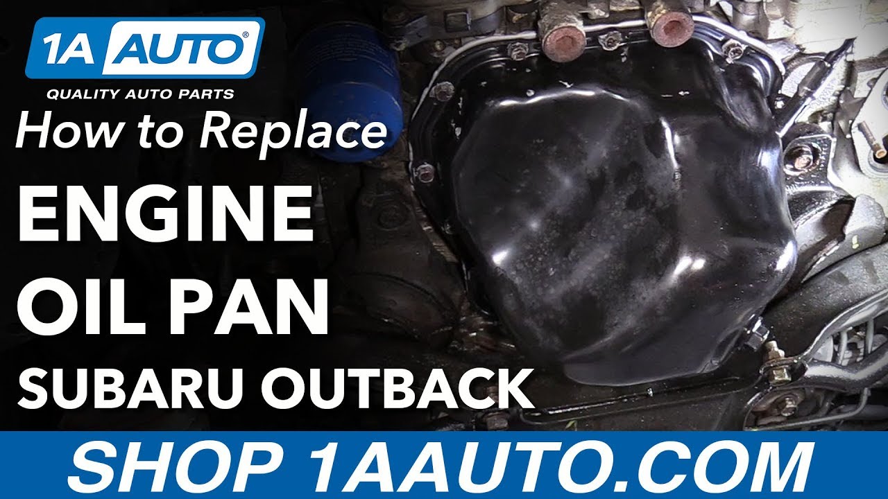 How to Replace Engine Oil Pan 04-08 Subaru Outback